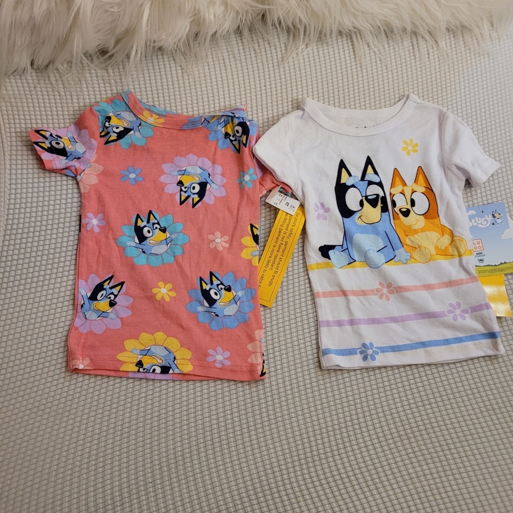 Bluey Kids' Pajamas T-Shirts Set